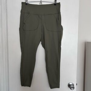 Torrid Olive Green High Rise Athletic Leggings